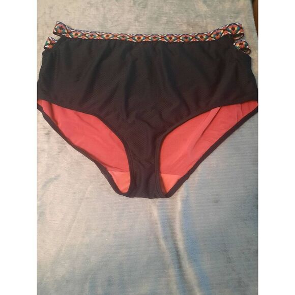 Swim by Cacique Lane Bryant Women’s Size 28 Black Bikini Bottom - Picture 1 of 3